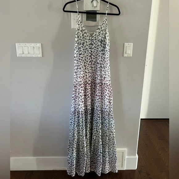 CAMI NYC Naria Dress in Multi Rainbow Butterfly - Picture 4 of 13